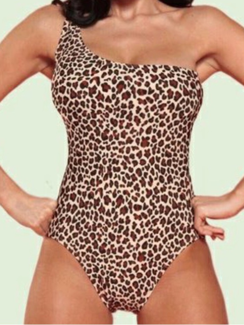 Bettie Page leopard print swimsuit with underwire XL 🐆 NEW with tags